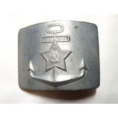 Бляха (пряжка) морская металлическая СССР